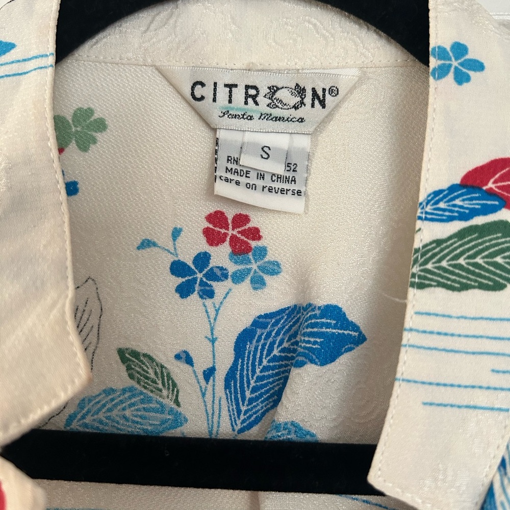 Silk Button-Up Blouse - Picture 7 of 9